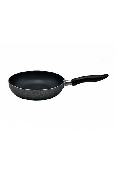 wei Pan, Stainless Steel, 22 cm, NO6900, Black