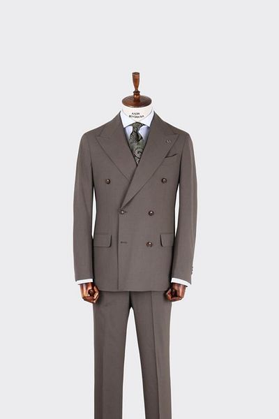 Kadir Büyükkaya Double Breasted Suit-Kab1205S