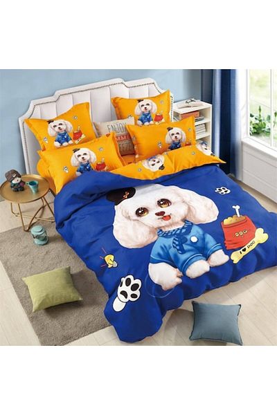 JOJO HOME Double bedding set, fine fabric, 6 pieces, J3DD-4, printed, 235 x 240 cm