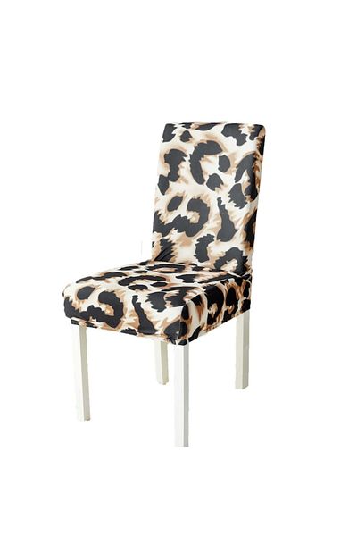 JOJO HOME Set 6 huse de scaun, Jojo Home, material elastic, imprimeu animal