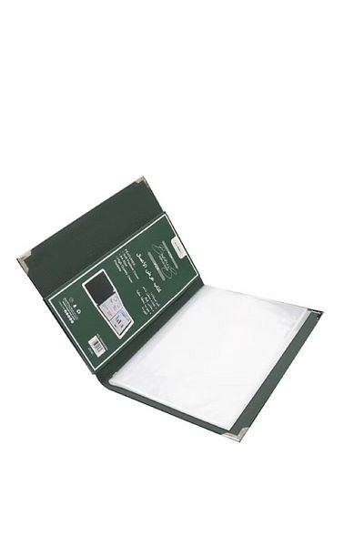 Roco Display Book 40 Pockets A4 Leather Green