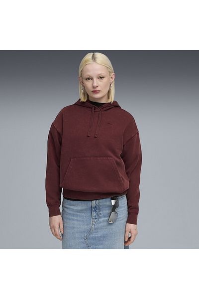 Puma Hanorac Essentials Elevated Relaxed Wash pentru femei