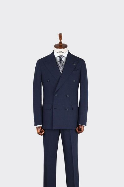 Kadir Büyükkaya Double Breasted Suit-Kab1205S