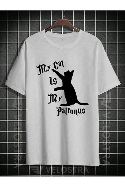 Velostra Unisex My Cat Printed Oversize T-Shirt