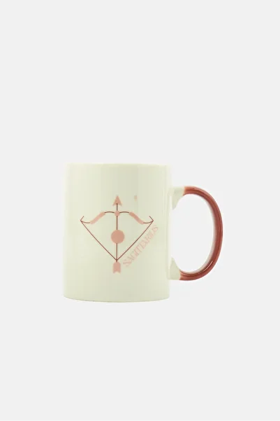 Muy Mucho Sagittarius Zodiac Mug 330 ml, White