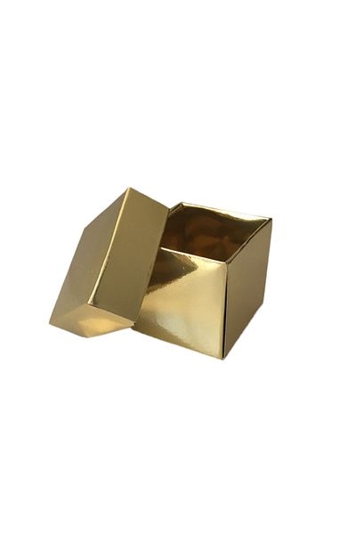 TT Tahtakale Toptancıları Complete Cardboard Box 5X5X5 cm (50 Pieces) Gold