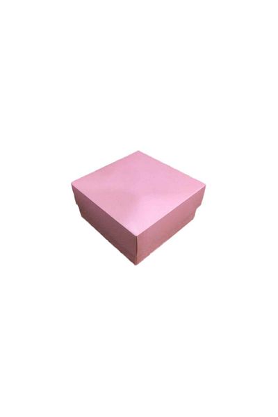 TT Tahtakale Toptancıları Complete Carton Box Solid Color 10X10X5 cm (25 Units) Pink