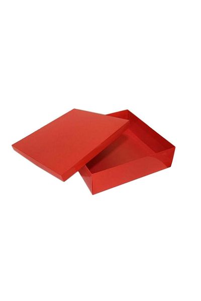TT Tahtakale Toptancıları Complete Carton Box 30X30X10 cm (10 Pieces) Red