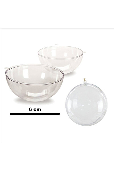 TT Tahtakale Toptancıları Şeffaf Mika Küre Top 6 CM (24 Adet )