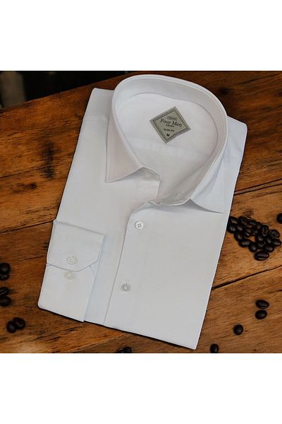 GÖMLEK GALERİSİ Slim Fit Slim Fit Plain Long Sleeve Men's Shirt