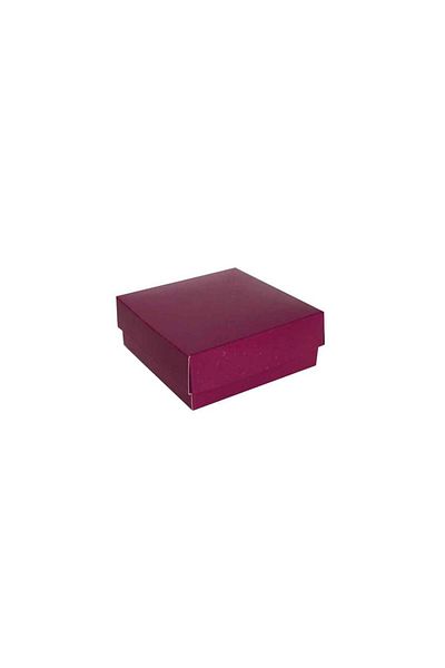 TT Tahtakale Toptancıları Complete Carton Box Solid Color 9X9X3 cm (25 Units) Purple