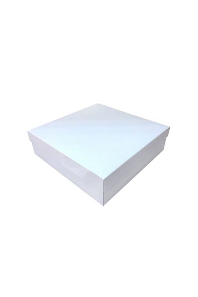 TT Tahtakale Toptancıları Complete Carton Box 30X30X10 cm (10 Pieces) White