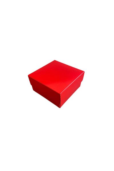 TT Tahtakale Toptancıları Complete Carton Box Solid Color 10X10X5 cm (25 Units) Red