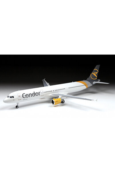 Zvezda 1/144 Airbus A-321 Ceo Plastik Uçak Maket Kiti, Demonte Hobi Seti