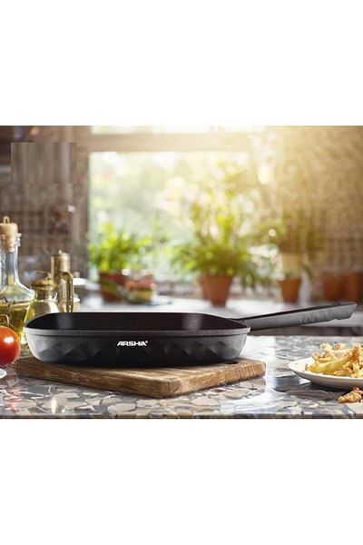 GENERAL Square Grill Pan Cast Iron 28 cm German-made