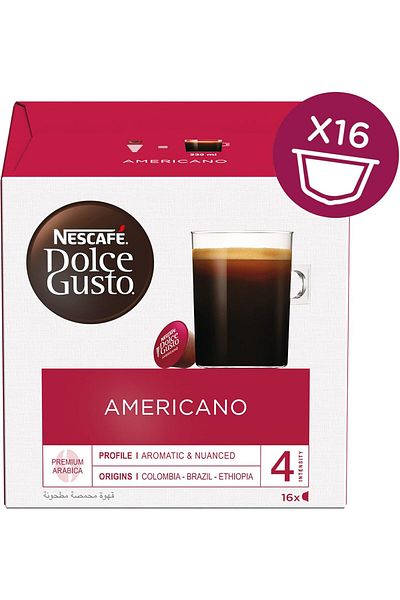Nescafe Nescafe Dolce Gusto Americano Americano Coffee Capsules 48 Capsules