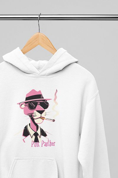 MAGORS Stylish and Comfortable Panther Design Unisex Cotton Hooded Sweatshirt