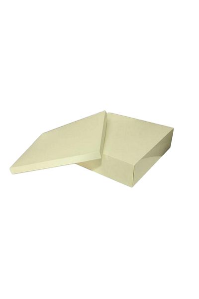 TT Tahtakale Toptancıları Complete Cardboard Box 30X30X10 cm (10 Pieces) Cream