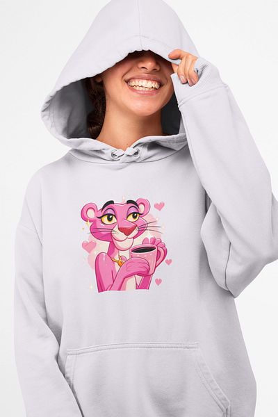 MAGORS Stylish and Comfortable Panther Design Unisex Cotton Hooded Sweatshirt