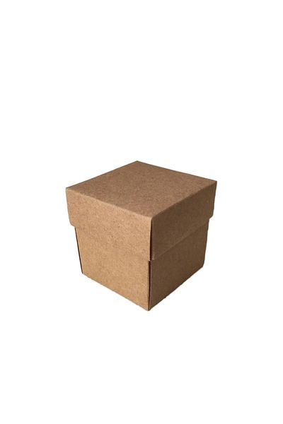 TT Tahtakale Toptancıları Complete Carton Box 5X5X5 cm (50 Pieces) Kraft