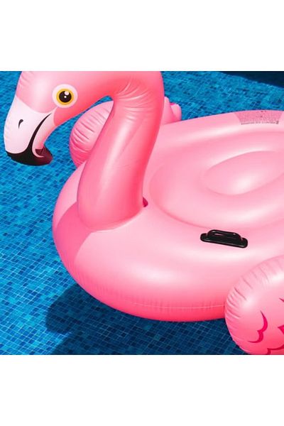 Intex Inflatable Flamingo Ride-On Pink 178x135cm