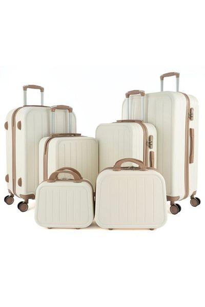 LİMRA Modern Design 6-Piece Luggage Set with Wheels