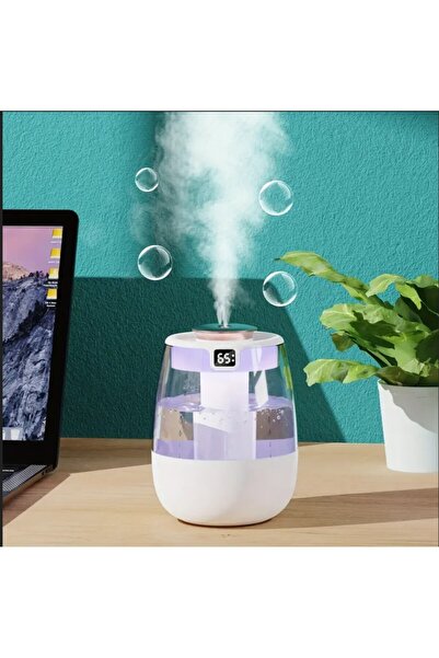 sgeteknoloji BÜYÜK KAPASİTELİ 1.3 LT USB ULTRASONİK OFİS ODA VE ARABA HAVA NEMLENDİRİCİ BUHAR MAKİNESİ AROMA DİFİ