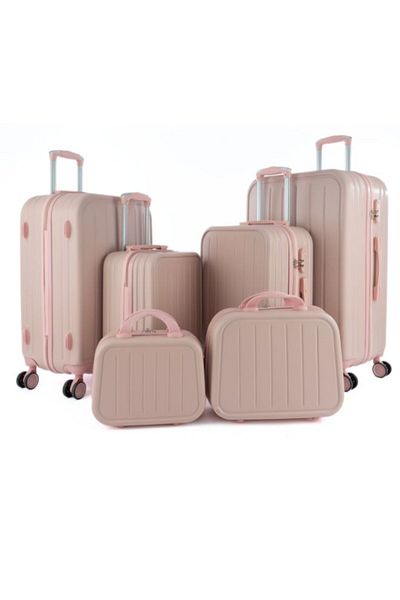 LİMRA Modern Design 6-Piece Luggage Set with Wheels