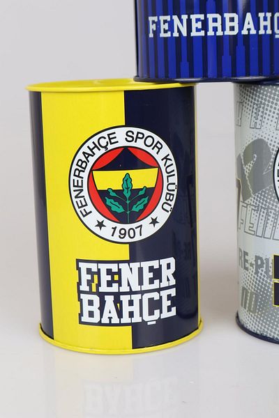 Fenerbahçe "Dekomus Pocket Notebook with Gift" New Season Licensed Single Large Size Metal Savings Bank