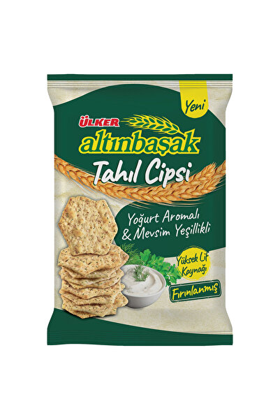 Ülker Altınbaşak Tahıl Cipsi Yoğurt Aromalı ve Mevsim Yeşillikli 50 gr x 20 Adet