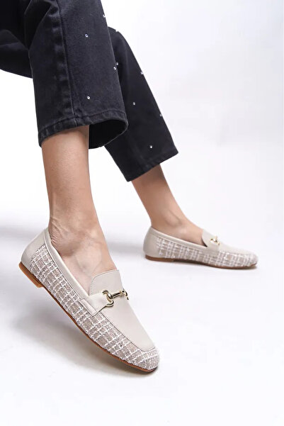 KİNDEP (Pine Cone) Pantofi de damă casual cu detaliu de cataramă aurie TEN