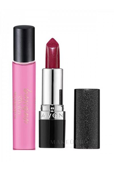 AVON Mini parfum TTA Everlasting + Ruj Ultra Strălucitor, Rosy Lumos