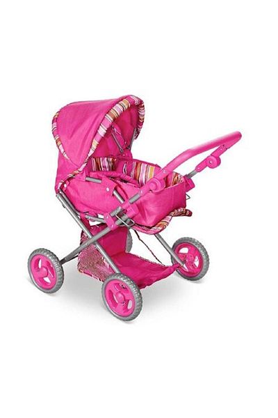 OEM Carucior Pentru Papusi Cu Maner Reversibil Pink