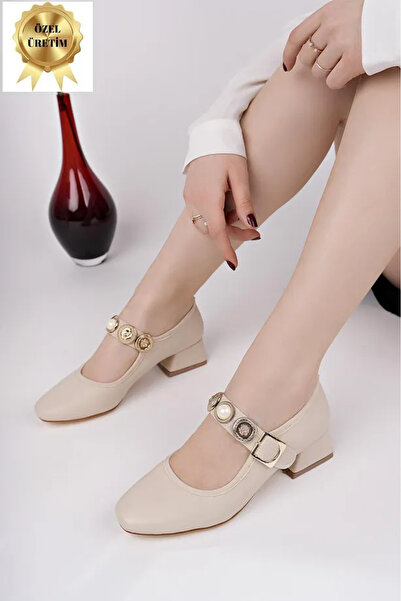 KİNDEP Pantofi de damă casual cu cataramă Rinna BEIGE