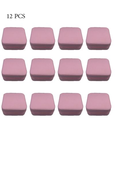 GIFT 12-piece Pink Jewelry Organizer Bags (Full Dozen)
