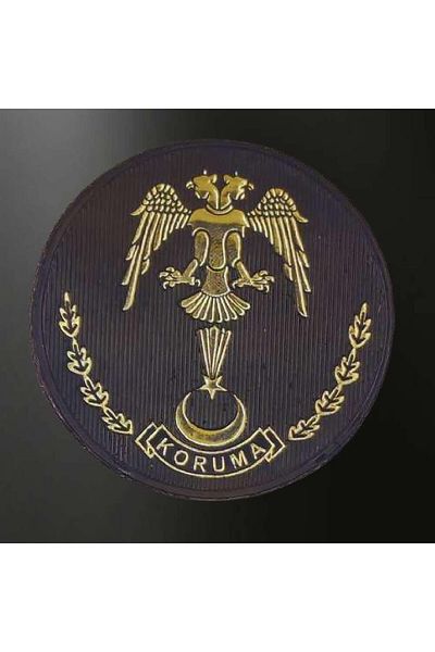 ÇUKUROVA ÜTÜ Stema 3D GUARDIA Jandarma, 2025 Model nou tip Velcro, Dimensiune standard, Plastic de primă clasă Ultra calitate
