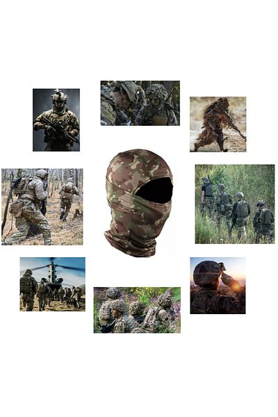 Hipolar Tactical Combat Balaclava with Quick Drying, Multifunctional Balaclava 6in1, Universal, HOPOLAR