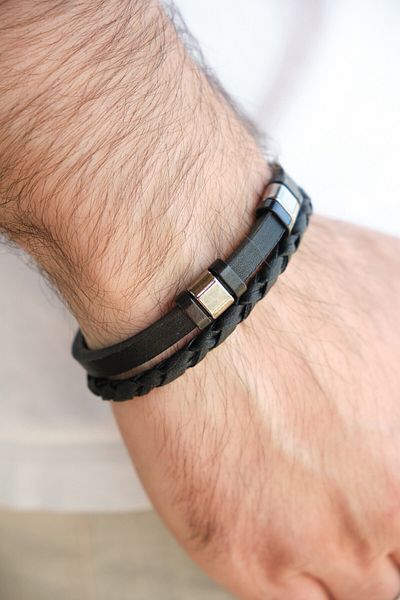 Monvago Mv01029 Men's Leather Bracelet