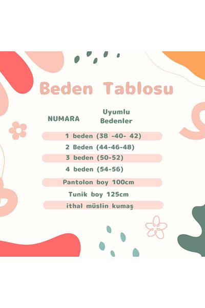 VALENS BOUTİQUE Γυναικείο Σετ Hijab Σετ 2 τεμαχίων παντελόνι & τουνίκ