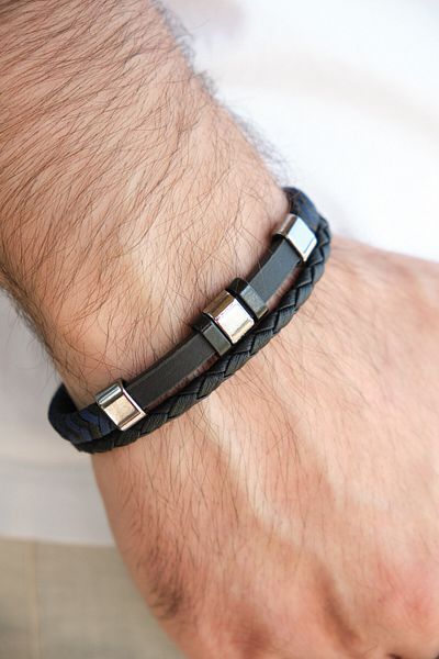 Monvago Mv01021 Men's Leather Bracelet