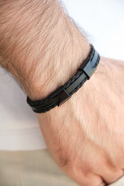 Monvago Mv01019 Men's Leather Bracelet