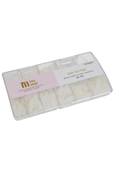 May Nail مجموعة أطراف أظافر جل ماي نيل، 500 قطعة
