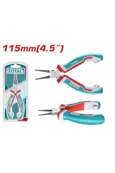 TOTAL ELEKTRONİKÇİ TİP YUVARLAK UÇLU KARGABURUN 115MM THTMN656 Yüksek Kalite ...