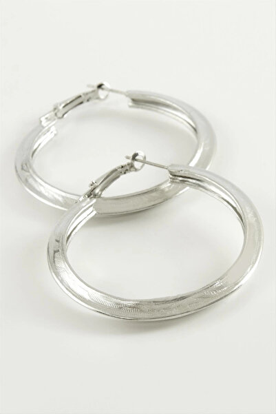 Eco Lounge Cluster Patterned Hoop Earrings 6 cm