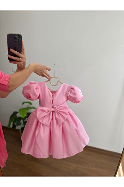 GNL BUTİK Kız çocuk pembe elbise