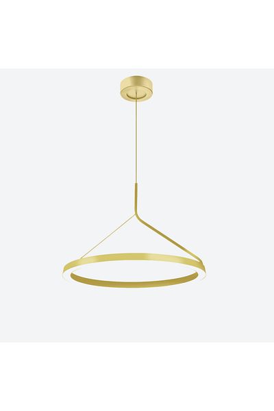 CARPİ Modern gold pendant chandelier, 38W, 3000K, diffusion angle: 110° - 220–240°, +CRI 90