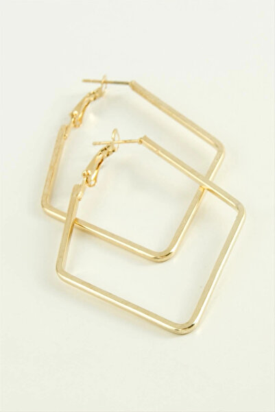 Eco Lounge Polygonal Hoop Earrings 7 cm