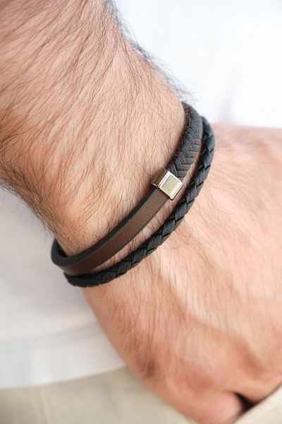 Monvago Mv01015 Men's Leather Bracelet