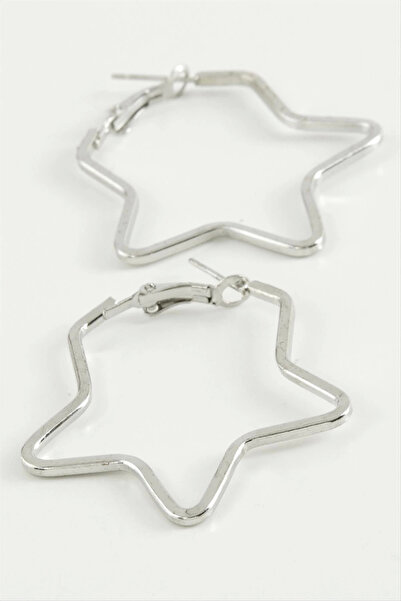 lowell home Star Hoop Earrings 6 cm