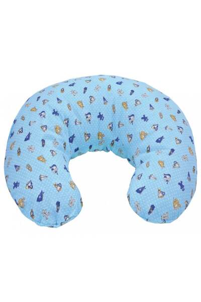 Fiki Miki Husa bumbac perna alaptare fiziologica Fiki Miki bleu 72 cm